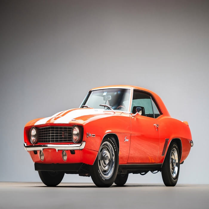 1969 Chevrolet Camaro Z28 Orange Muscle Car