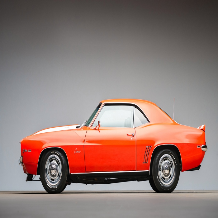 1969 Chevrolet Camaro Z28 Orange Hardtop Muscle Car