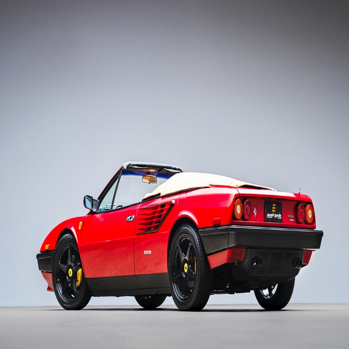 Red 1984 Ferrari Mondial Quattrovalvole Convertible