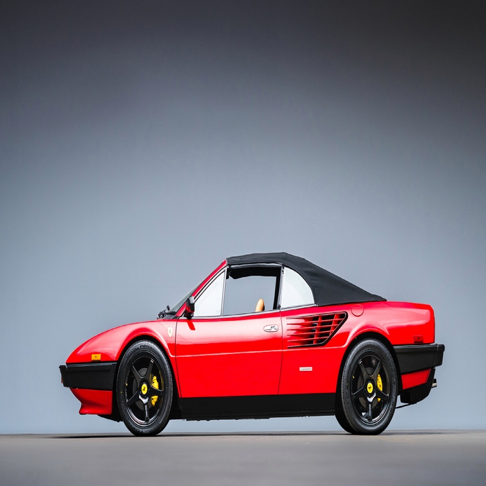 Red 1984 Ferrari Mondial Quattrovalvole Convertible