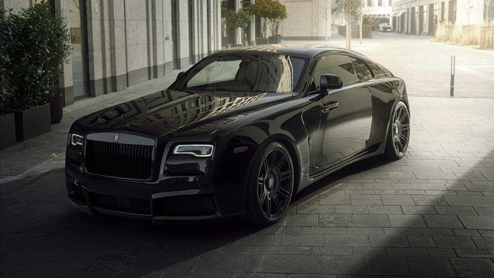 Rolls-Royce Wraith Black Luxury Car 4K
