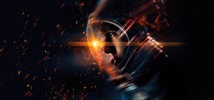 Ryan Gosling as Neil Armstrong in First Man 4K