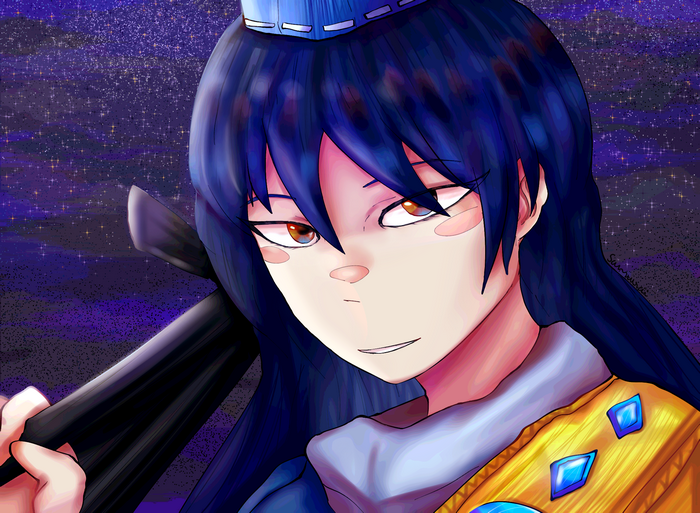 Megumu Iizunamaru from Touhou Project
