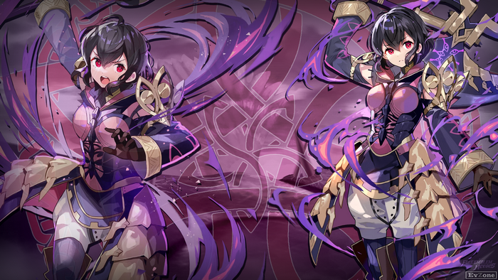Fire Emblem Heroes: Dark Magic Anime Girl