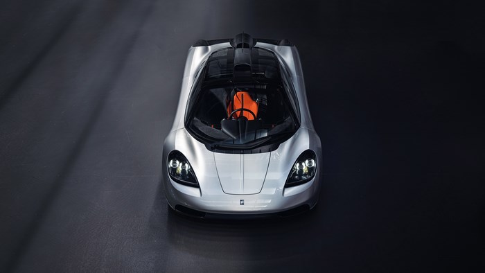 Gordon Murray T.50 Silver Sports Car