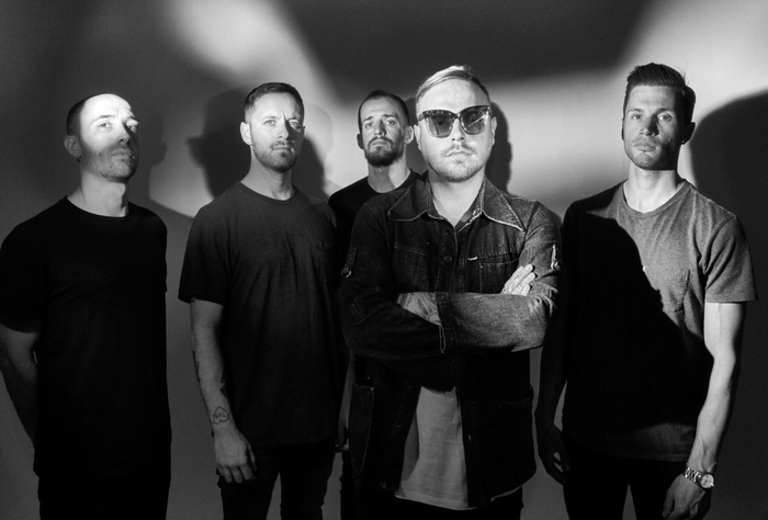 Architects band members posing for a photo