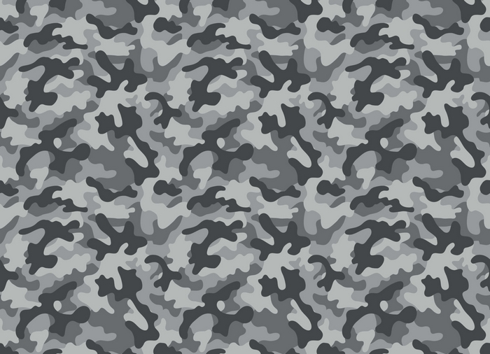 Gray camouflage pattern