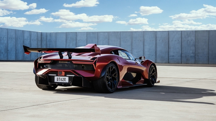 Brabham BT62R (2021) Red Sport Car
