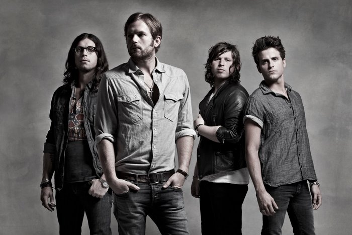 Kings Of Leon band members posing