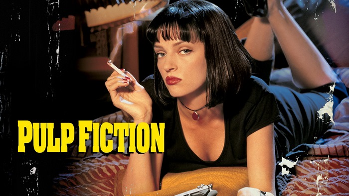 Pulp Fiction Mia Wallace Smoking