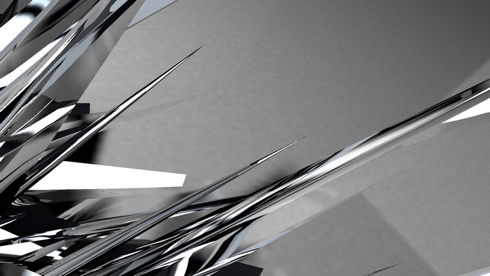 Abstract CGI 3D Digital Art Shapes