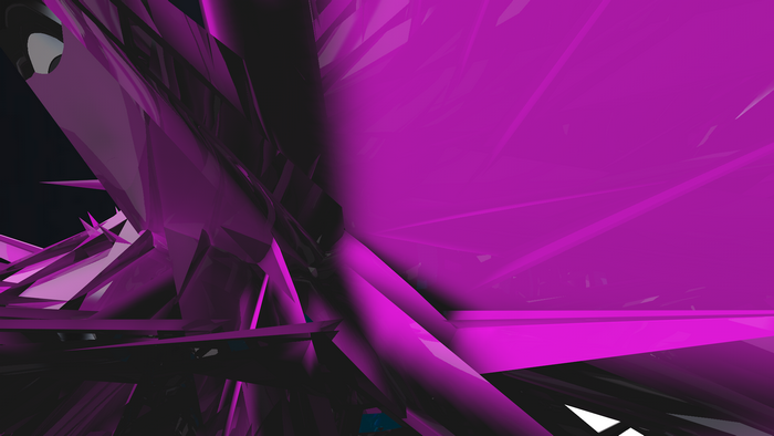 Abstract Violet 3D Digital Art
