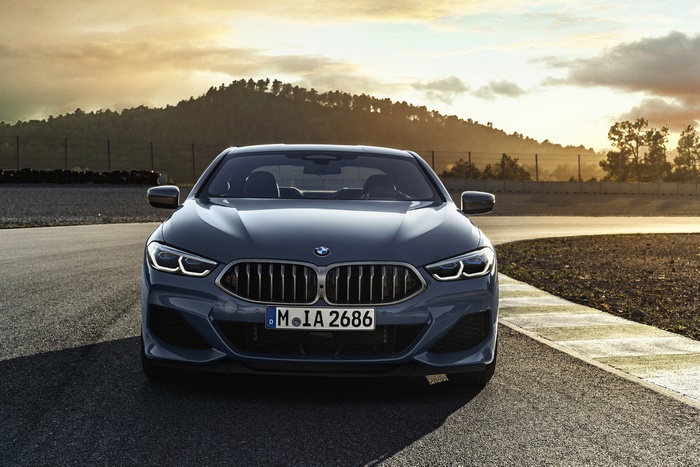 BMW 8 Series 4K on a race track
