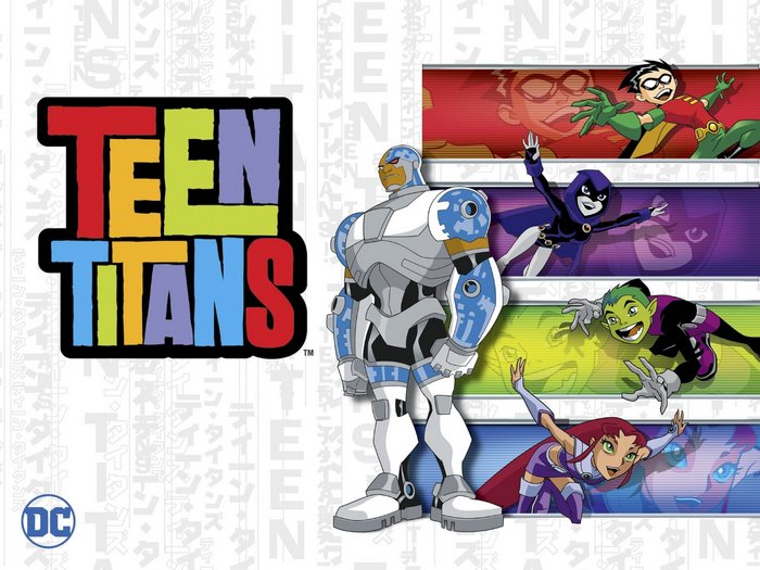 Teen Titans Cyborg and Team Poster