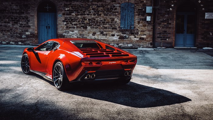 Ares Design Panther ProgettoUno (2021) parked in front of a brick building