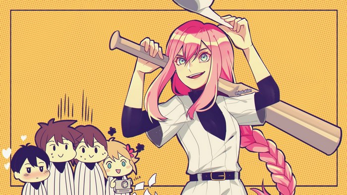 Aubrey and Friends from Omori in Baseball Uniforms