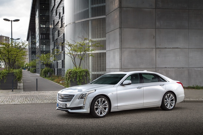 White Cadillac CT6 Sedan