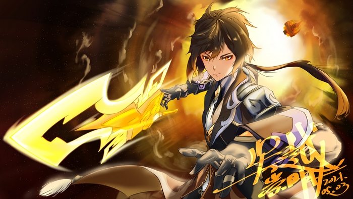 Zhongli (Genshin Impact) 4K