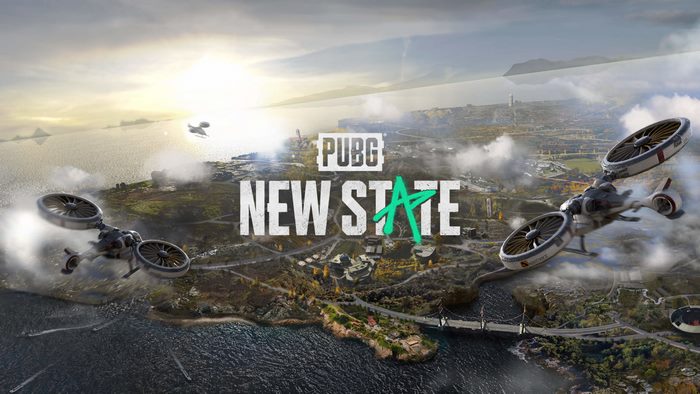 PUBG: NEW STATE aerial view with drones