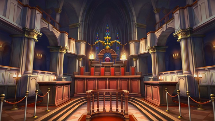 The Great Ace Attorney Chronicles Courtroom