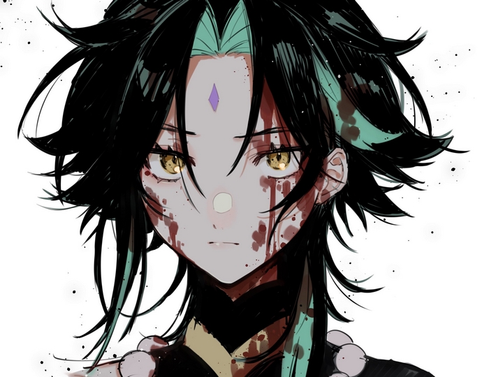 Xiao Character from Genshin Impact Art