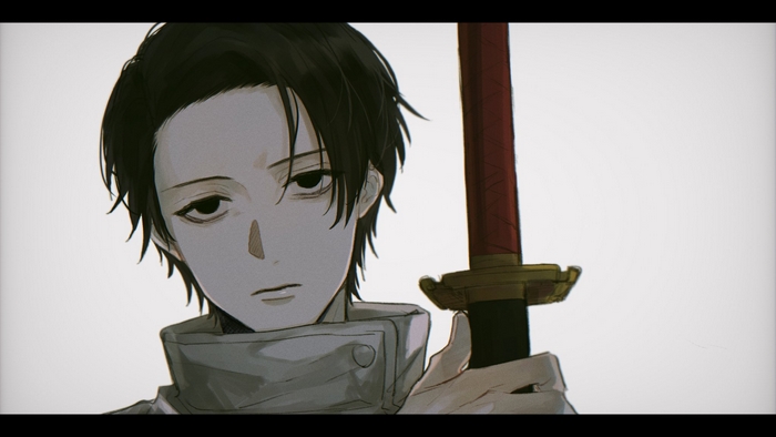 Yuta Okkotsu holding a sword