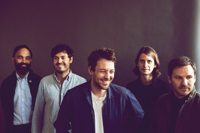 Fleet Foxes band members posing