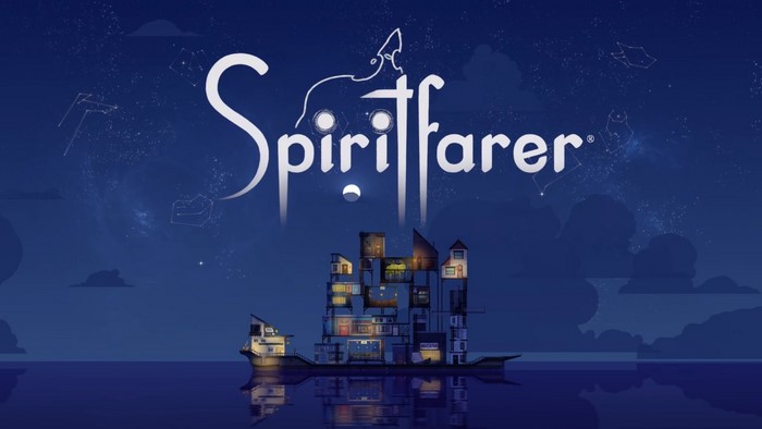 Spiritfarer game logo with a boat