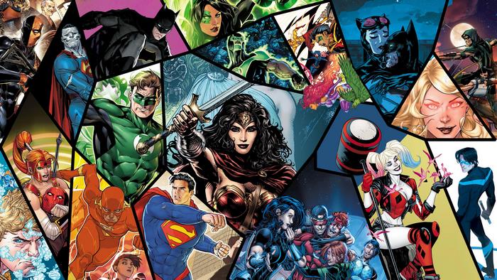 DC Comics Characters Collage 4K
