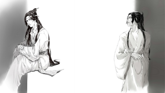 Wei Ying and Lan Zhan from Mo Dao Zu Shi