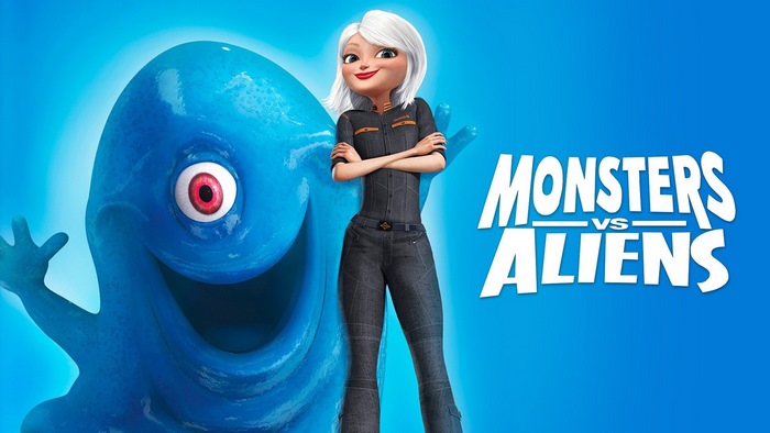 Monsters vs Aliens Movie Poster