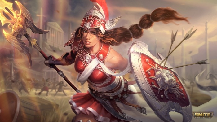 High Counselor Athena in Smite