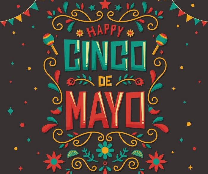 Happy Cinco De Mayo Decorative Illustration