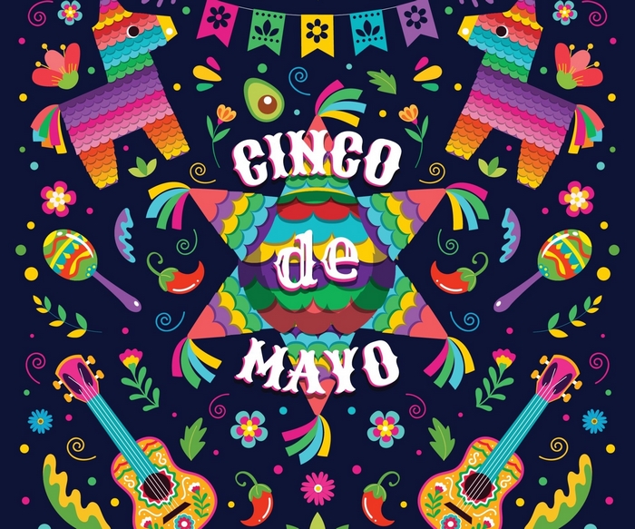 Cinco De Mayo Fiesta with Pinatas and Guitars
