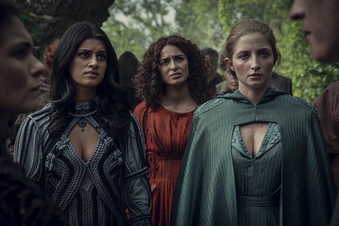 Yennefer, Triss, and Sabrina in The Witcher