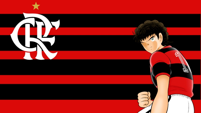 Carlos Santana and Flamengo Flag