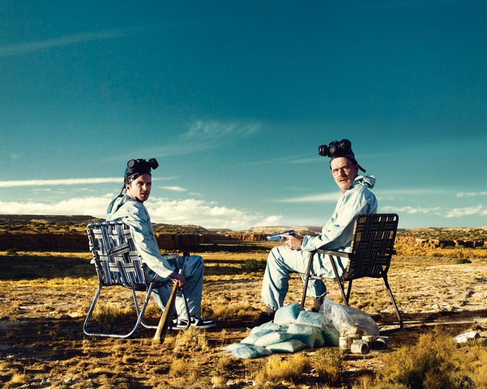 Walter White and Jesse Pinkman in desert