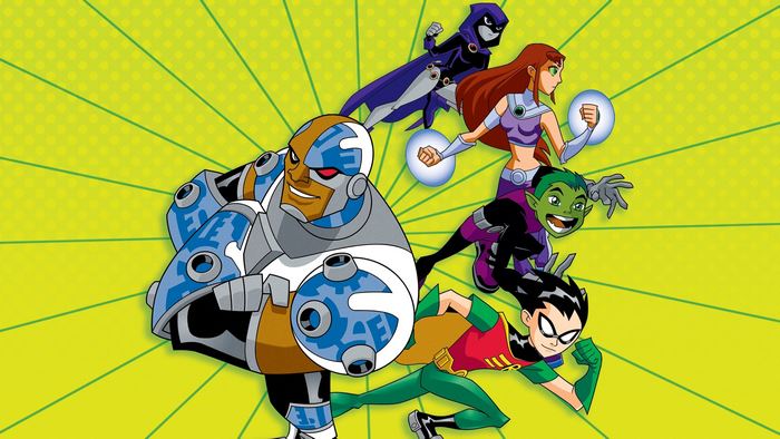 Teen Titans 4K: Cyborg, Robin, Starfire, Raven, Beast Boy