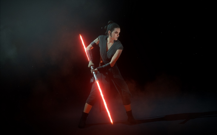Sith Rey with Dual Lightsabers