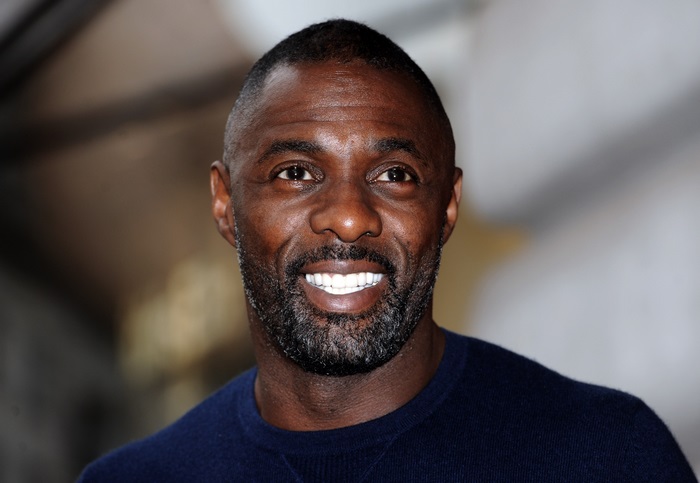 Idris Elba smiling