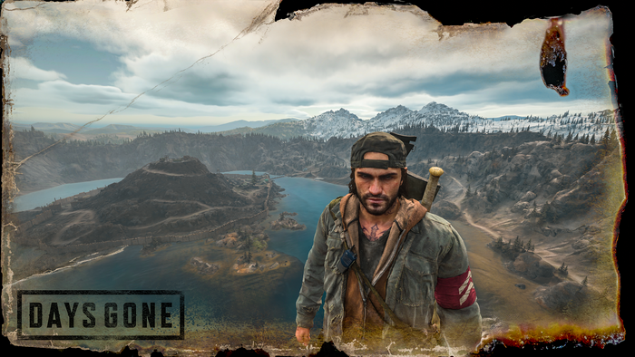 Days Gone 4K: Deacon St. John overlooking a lake
