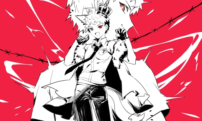 Hajime Hinata in Dynamic Danganronpa 2 Art 4K
