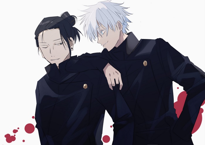 Suguru Geto and Satoru Gojo from Jujutsu Kaisen