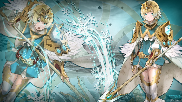 Fjorm from Fire Emblem Heroes with ice magic
