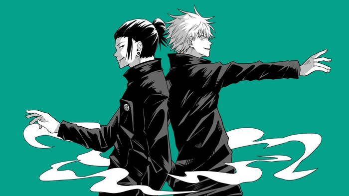 Satoru Gojo and Suguru Geto