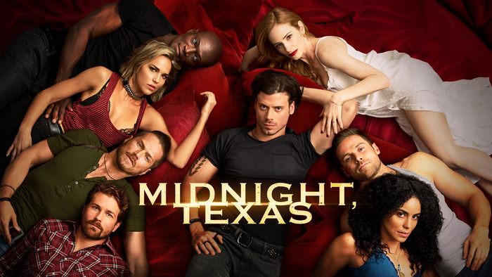 Midnight, Texas Cast Posing on Red Velvet