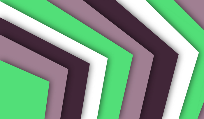 Abstract Geometric Shapes with Shadows