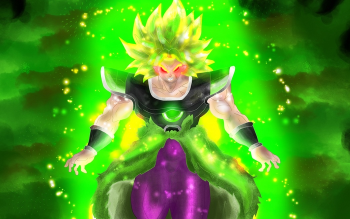 Broly Super Saiyan in Dragon Ball