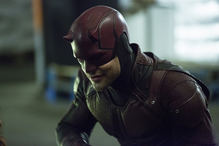 Daredevil in his red suit