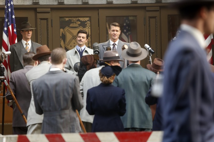 Howard Stark and Edwin Jarvis at a Conference